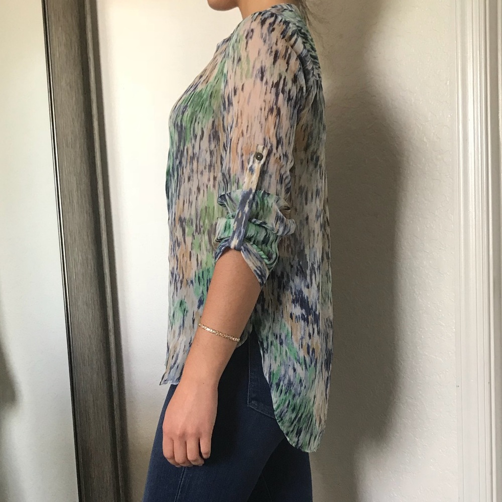 Sheer lightweight tunic